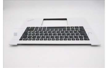 Lenovo 5M11U08076 C-Cover with keyboard, Slovenian, White, FingerPrint, UK