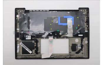 Lenovo 5M11U12123 C-Cover with keyboard, Estonian, Black, Backlight, NFC, UK