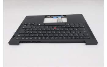 Lenovo 5M11U26785 C-Cover with keyboard, German, Black, WWAN, UK