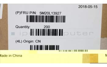 Lenovo 5M20L13927 AC Adapter plug YF 80SG EU