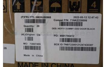 Lenovo 5M20U50968 Dummy Bezel ODD,B,AIO N3-3 22