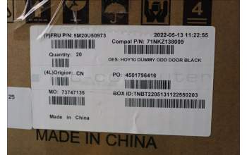 Lenovo 5M20U50973 Dummy Bezel ODD,B,AIO N3-3 24