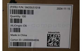 Lenovo 5M20U51018 FXN,RPL-H YT/ IC RIO shield