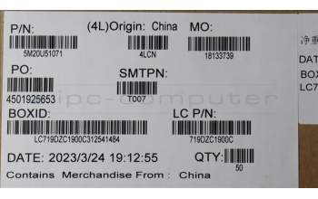 Lenovo 5M20U51071 WificoverPlasticblackT580