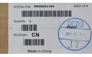 Lenovo 5M20U51164 JT Q670 M80 M90 M995t RIO 0.6