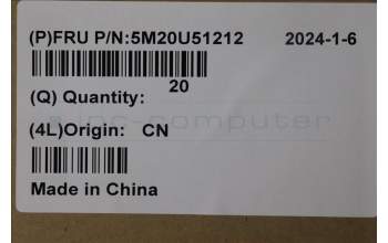 Lenovo 5M20U51212 Hinge Cover, Front, Eclipse Black