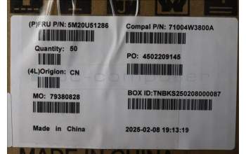 Lenovo 5M20U51286 KOA70_ARM_CABLE_PLATE