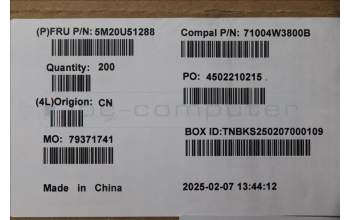 Lenovo 5M20U51288 KOA70_OSD_BTN