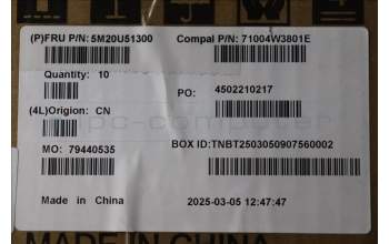 Lenovo 5M20U51300 HINGE_COVER_Front,Yoga2025,HH