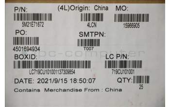 Lenovo 5M21E71672 FRU SMART_CARD_SPONGE