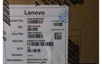 Lenovo 5M21H89523 FRU dummy pen_false pen cover