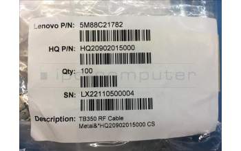 Lenovo 5M88C21782 TB350 RF Cable Metal&*HQ20902015000 CS