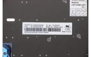 Lenovo 5N20V43010 NB_KYB CMSK-CS20,BK-NBL,CHY,SPA