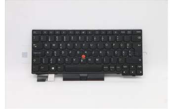 Lenovo 5N20V43033 Interne Tastatur, Estnisch, Schwarz, Nicht beleuchtet