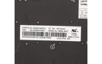 Lenovo 5N20V43047 NB_KYB CMSK-CS20,BK-BL,CHY,FRA