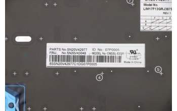 Lenovo 5N20V43049 Keyboard Internal,Greek,Black,Backlight