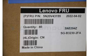 Lenovo 5N20V43155 NB_KYB CMSK-CS20,BK-NBL,LTN,FRA