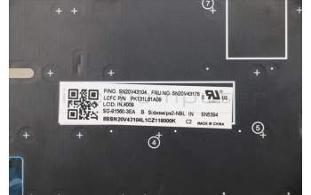 Lenovo 5N20V43176 NB_KYB CMSK-CS20,BK-NBL,LTN,IND ENG
