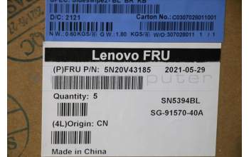 Lenovo 5N20V43185 NB_KYB CMSK-CS20,BK-BL,LTN,BRL