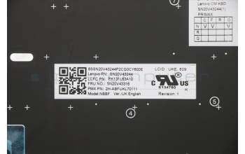 Lenovo 5N20V43316 NB_KYB CMSK-CS20,BK-NBL,PMX,UKE