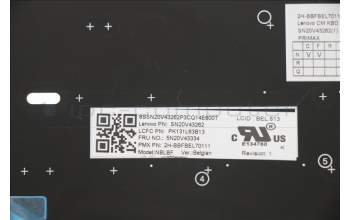 Lenovo 5N20V43334 NB_KYB CMSK-CS20,BK-BL,PMX,BEL