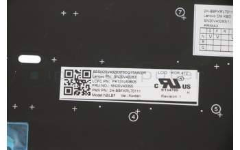 Lenovo 5N20V43355 NB_KYB CMSK-CS20,BK-BL,PMX,KOR