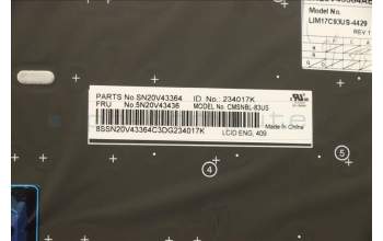 Lenovo 5N20V43436 NB_KYB CMSK-CS20,SV-NBL,CHY,ENG