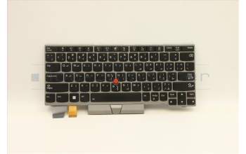 Lenovo 5N20V43477 Interne Tastatur, Arabisch, silber, Hintergrundbeleuchtung