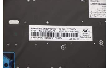 Lenovo 5N20V43478 NB_KYB CMSK-CS20,SV-BL,CHY,BEL