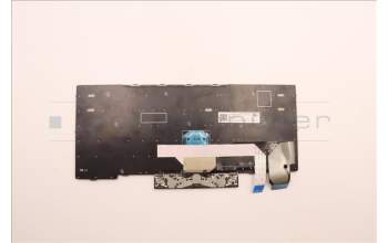 Lenovo 5N20V43586 Keyboard Internal, Belgian, Non-Backlight, Silver, UK