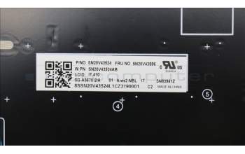 Lenovo 5N20V43596 NB_KYB CMSK-CS20,SV-NBL,LTN,ITA