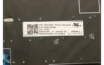 Lenovo 5N20V43626 Keyboard Internal, French, Silver, Backlight, US