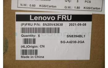Lenovo 5N20V43630 Interne Tastatur, Ungarisch, silber, Hintergrundbeleuchtung