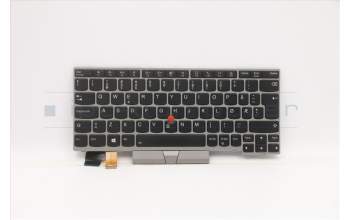 Lenovo 5N20V43633 Interne Tastatur, Norwegisch, silber, Hintergrundbeleuchtung