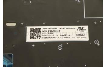 Lenovo 5N20V43636 NB_KYB CMSK-CS20,SV-BL,LTN,SLV