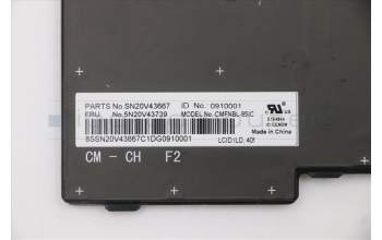 Lenovo 5N20V43739 NB_KYB CMFL-CS20,BK-NBL,CHY,ILD