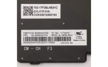 Lenovo 5N20V43774 NB_KYB CMFL-CS20,BK-BL,CHY,HUN