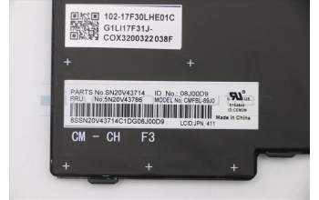 Lenovo 5N20V43786 NB_KYB CMFL-CS20,BK-BL,CHY,JPN