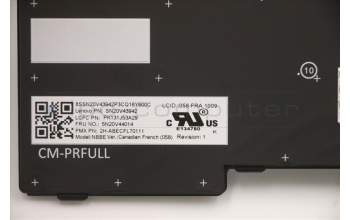 Lenovo 5N20V44014 NB_KYB CMFL-CS20,BK-NBL,PMX,058 FRA