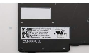 Lenovo 5N20V44019 NB_KYB CMFL-CS20,BK-NBL,PMX,BUL