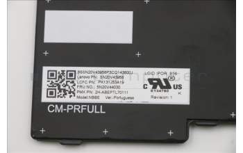 Lenovo 5N20V44030 NB_KYB CMFL-CS20,BK-NBL,PMX,POR