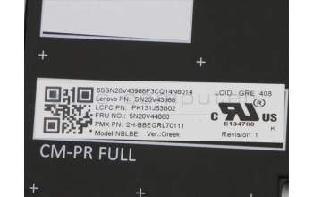 Lenovo 5N20V44060 NB_KYB CMFL-CS20,BK-BL,PMX,GRE