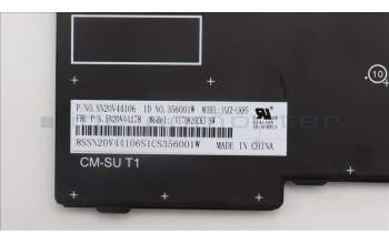 Lenovo 5N20V44178 Interne Tastatur, Deutsch (Schweiz), Nicht_beleuchtet, Schwarz