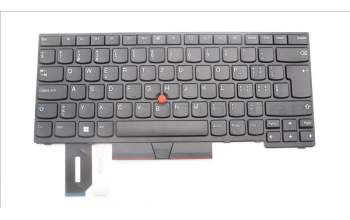 Lenovo 5N20V44178 Keyboard Internal, Swiss, Non-Backlight, Black, UK