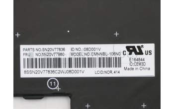 Lenovo 5N20V77980 NB_KYB CMNM-CS20,BK-NBL,CHY,NOR