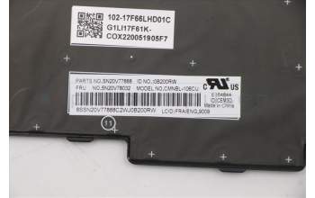 Lenovo 5N20V78032 NB_KYB CMNM-CS20,BK-BL,CHY,FRA/ENG