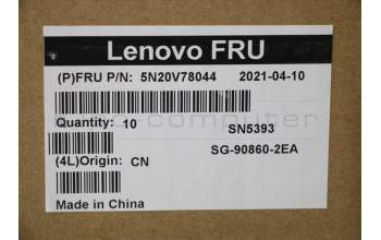 Lenovo 5N20V78044 Keyboard Internal,Spanish,Black,Non_Backlight,w/Number