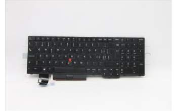 Lenovo 5N20V78057 Keyboard Internal, Swiss, Black, Non-Backlight, w/Number, UK