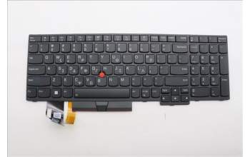 Lenovo 5N20V78120 Keyboard Internal, Greek, Black, Backlight, w/Number, US