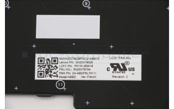 Lenovo 5N20V78154 NB_KYB CMNM-CS20,BK-NBL,PXM,FRA